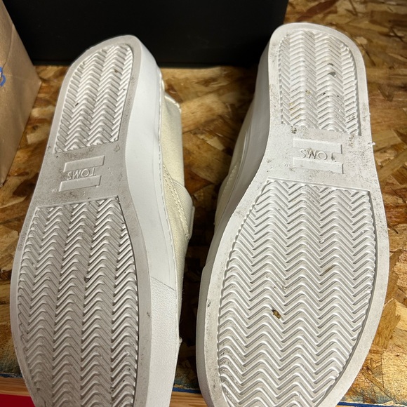 Toms Cream Slip-On Sneakers - Picture 3 of 3